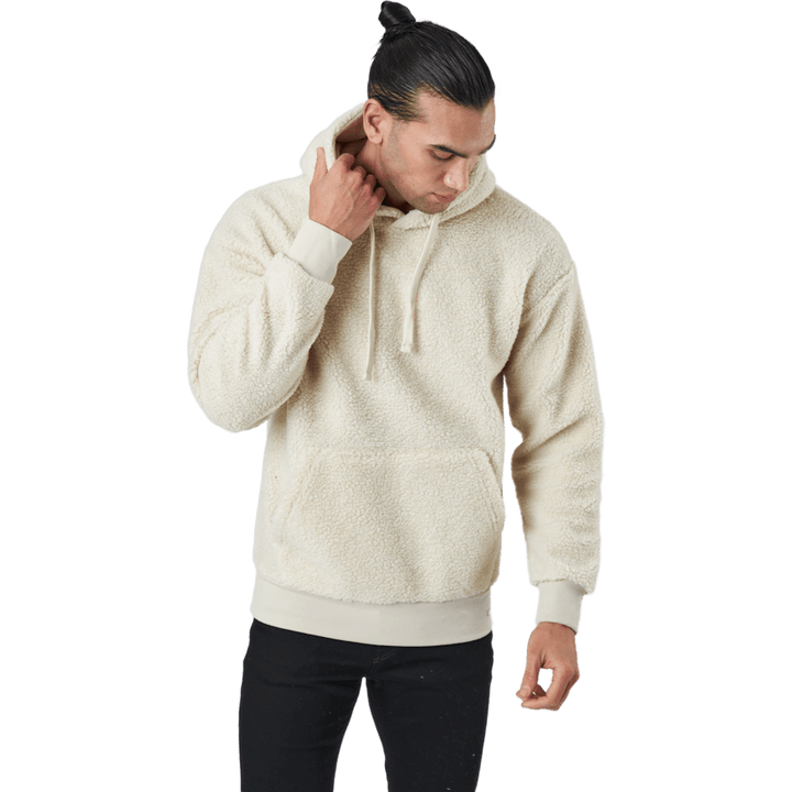 Jorremix Sweat Hood Blk Oatmeal