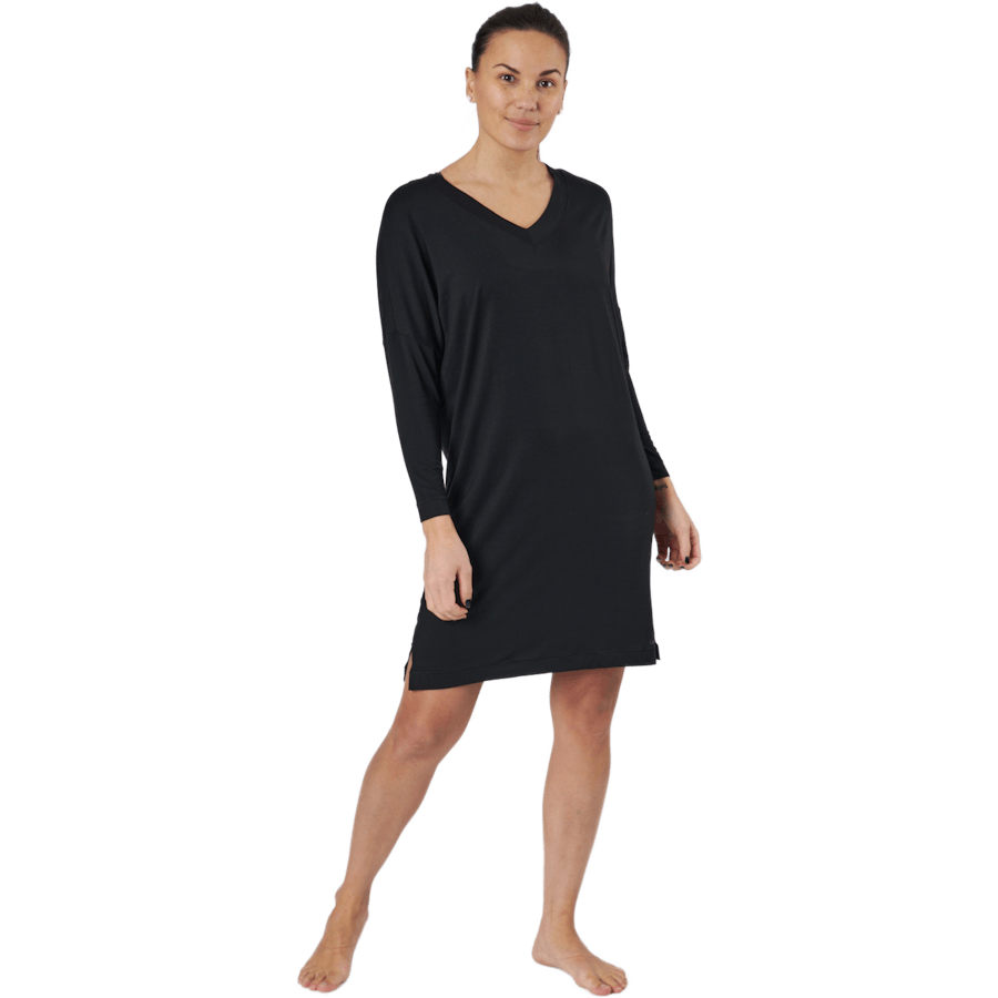 L/s Nightshirt Black