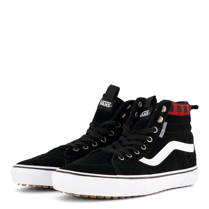 Mn Filmore Hi Vansguard (zamšādas) Black/red Plaid