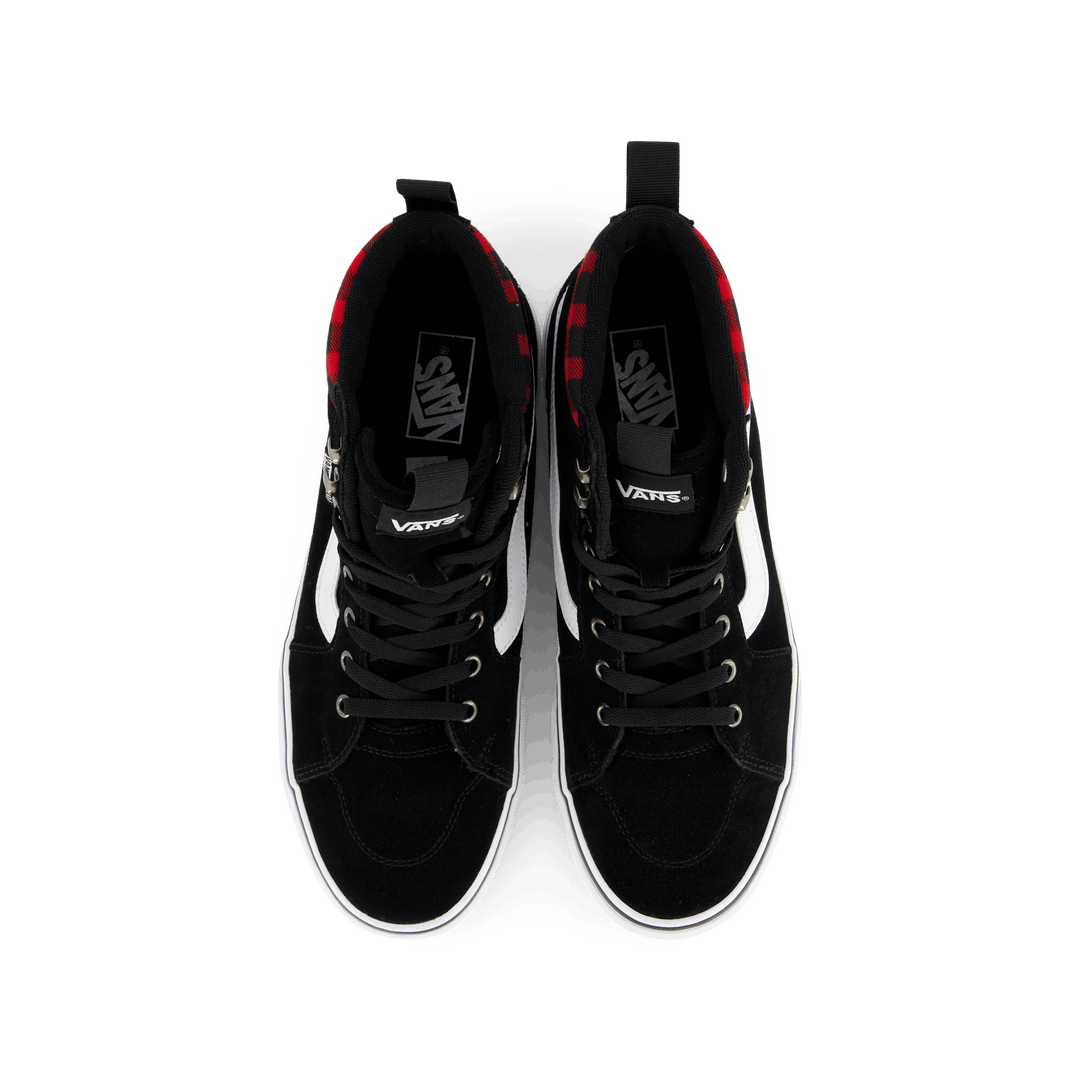 Mn Filmore Hi Vansguard (zamšādas) Black/red Plaid