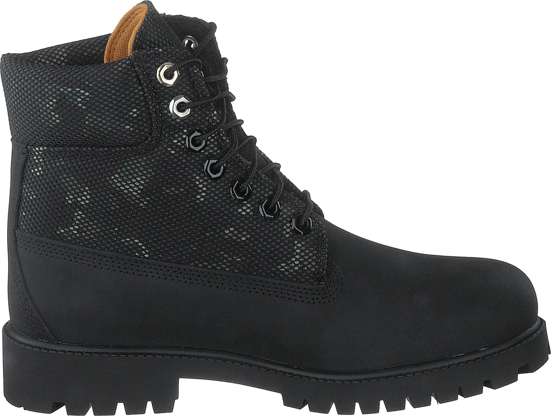 6" Heritage Textile Quarter Wp Black