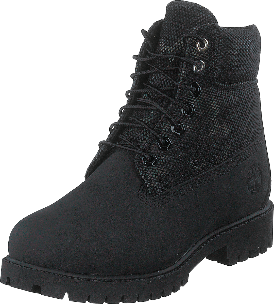 6" Heritage Textile Quarter Wp Black