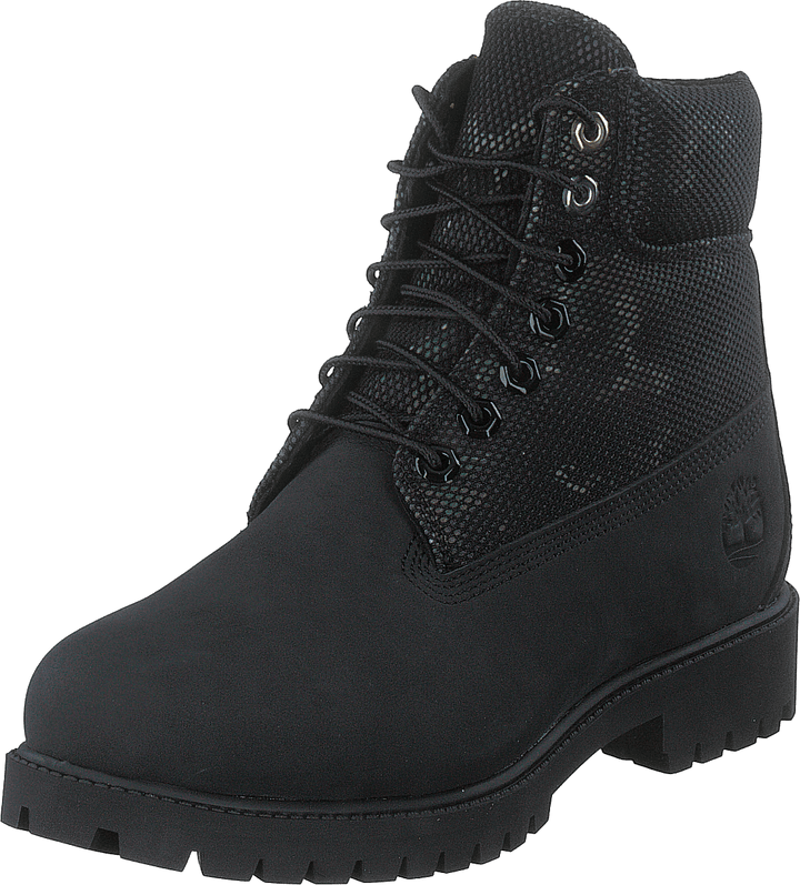 6" Heritage Textile Quarter Wp Black