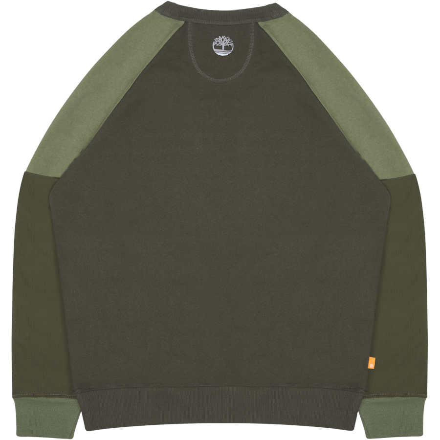 Raeburn X Oak+ Pocket Crew Neck Feuille de vigne