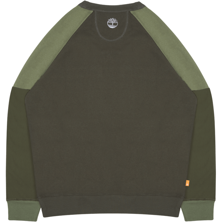 Raeburn X Oak+ Pocket Crew Neck Feuille de vigne