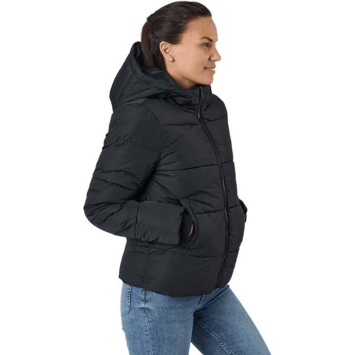 Pcbee New Short  Puffer Jacket Black