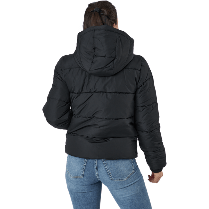 Pcbee New Short  Puffer Jacket Black