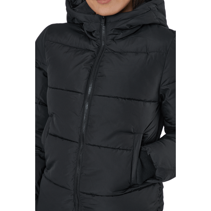 Pcbee New Short  Puffer Jacket Black