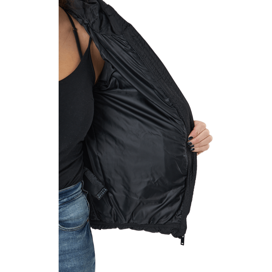 Pcbee New Short  Puffer Jacket Black