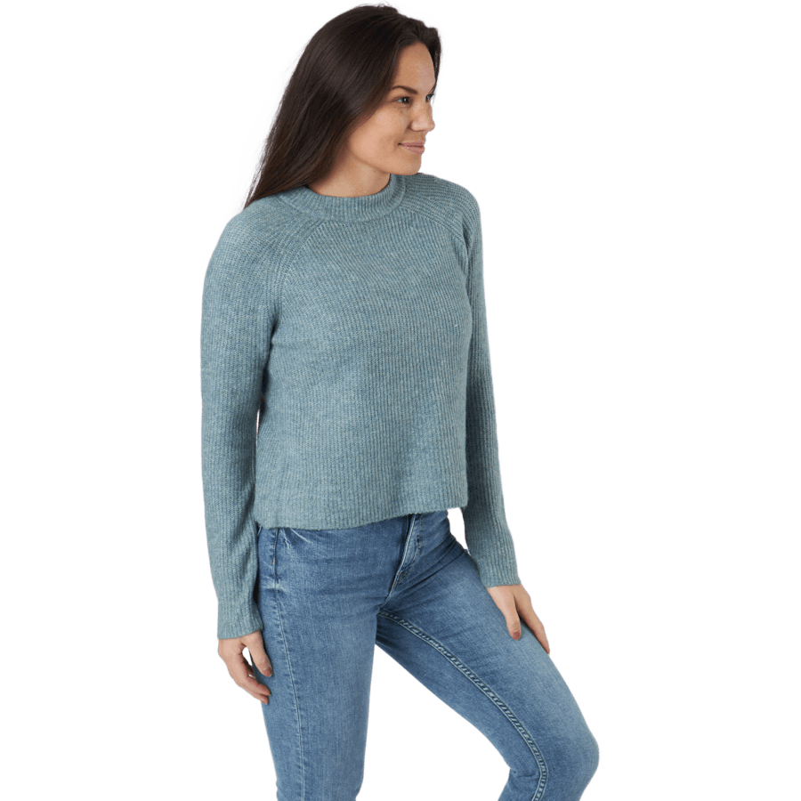 Pcellen Ls O-neck Knit  Bc Trooper