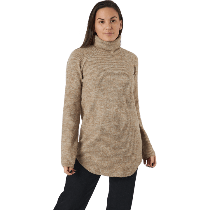 Pcellen Ls Long Knit  Bc Silver Mink