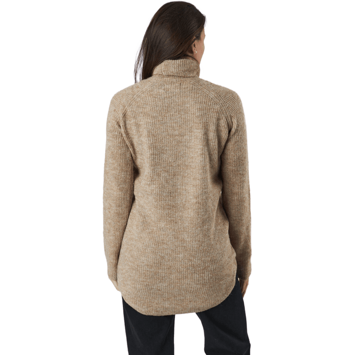 Pcellen Ls Long Knit  Bc Silver Mink