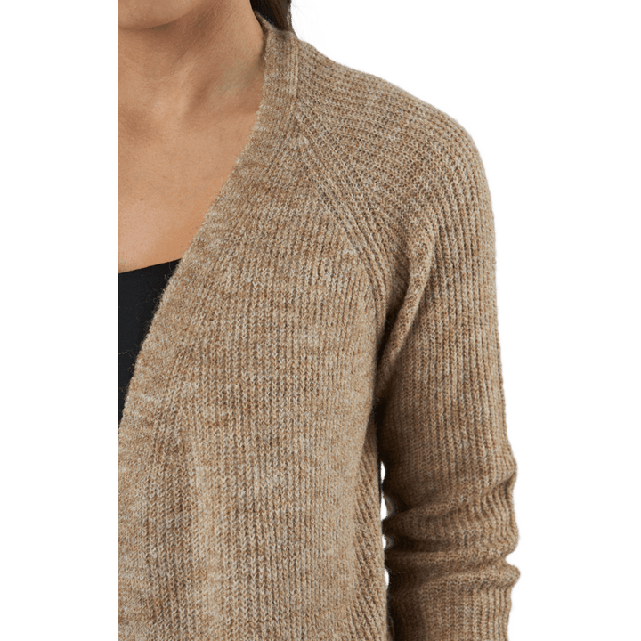 Pcellen Ls Long Knit Cardigan  Silver Mink