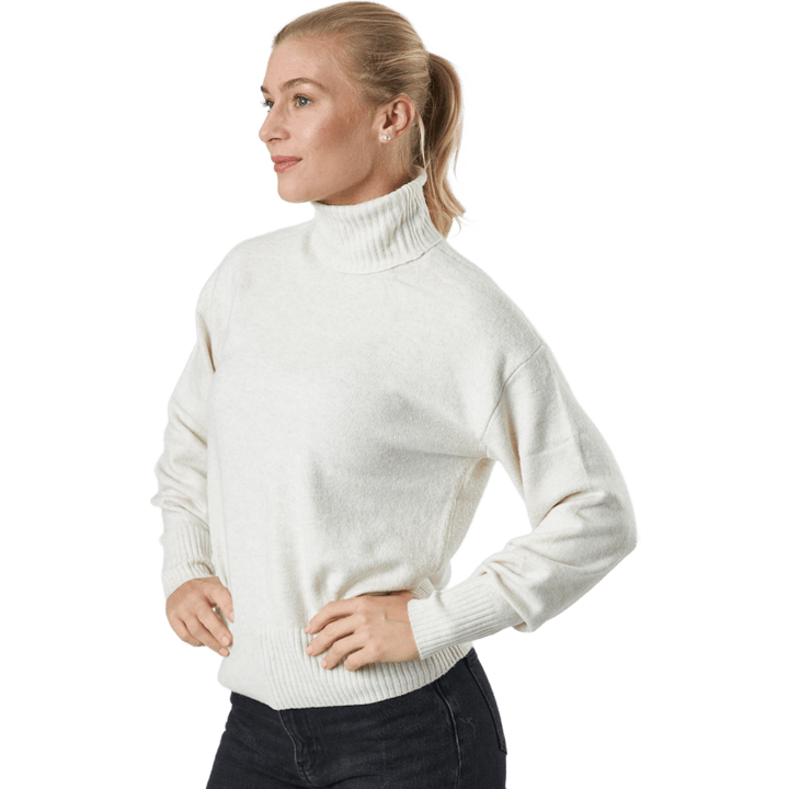 Pccava Ls High Neck Knit Bc Birch
