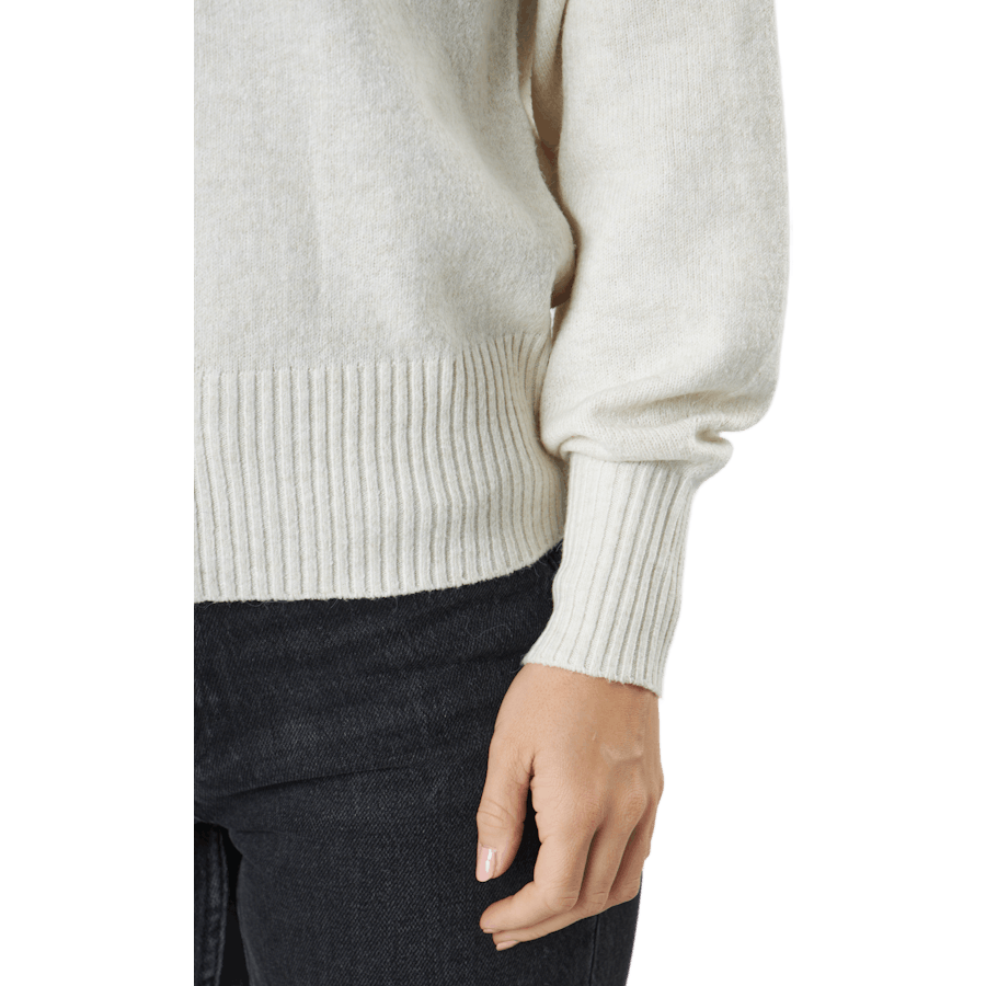 Pccava Ls High Neck Knit Bc Birch