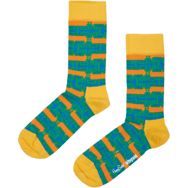Andy Stripe Sock White