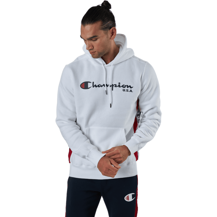 Sweat à capuche blanc