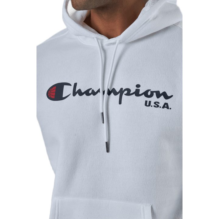 Sweat à capuche blanc