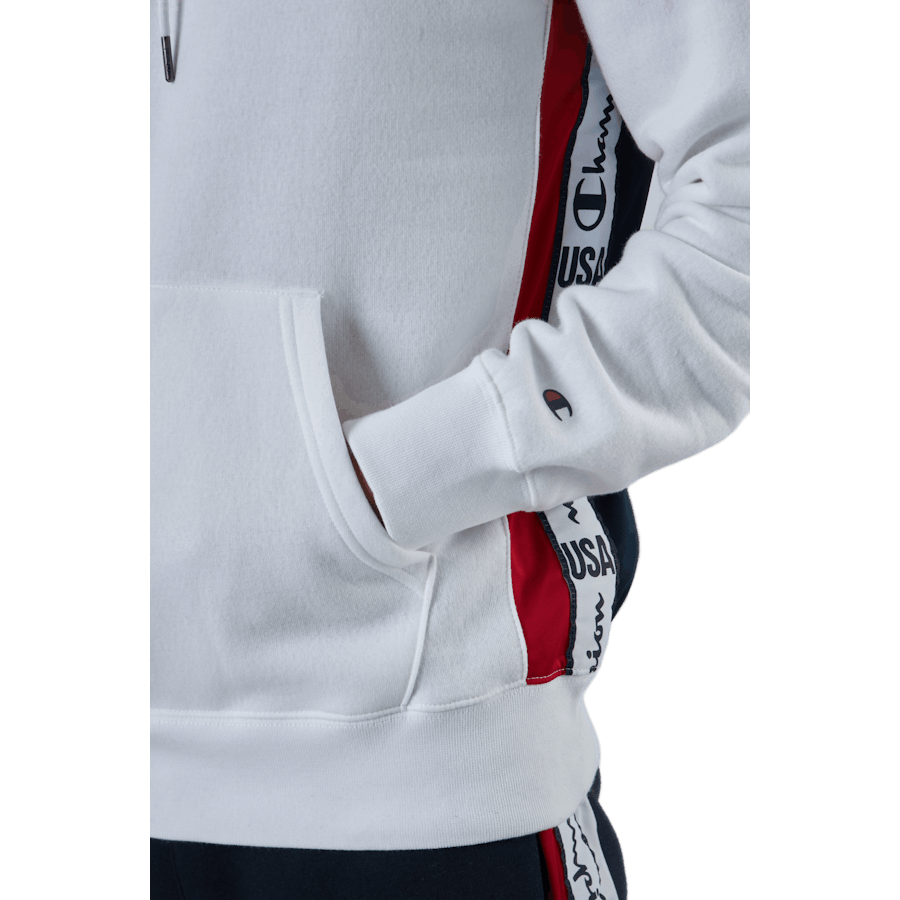 Sweat à capuche blanc