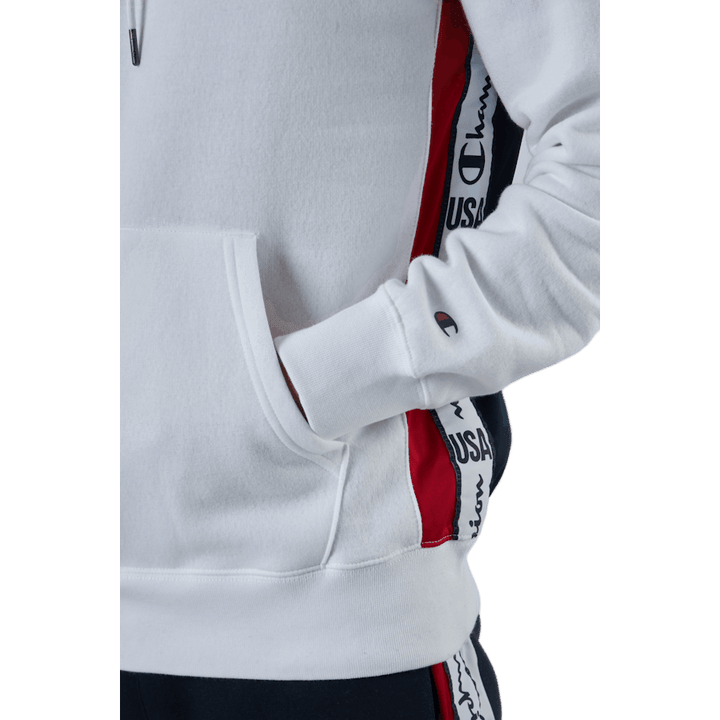 Sweat à capuche blanc