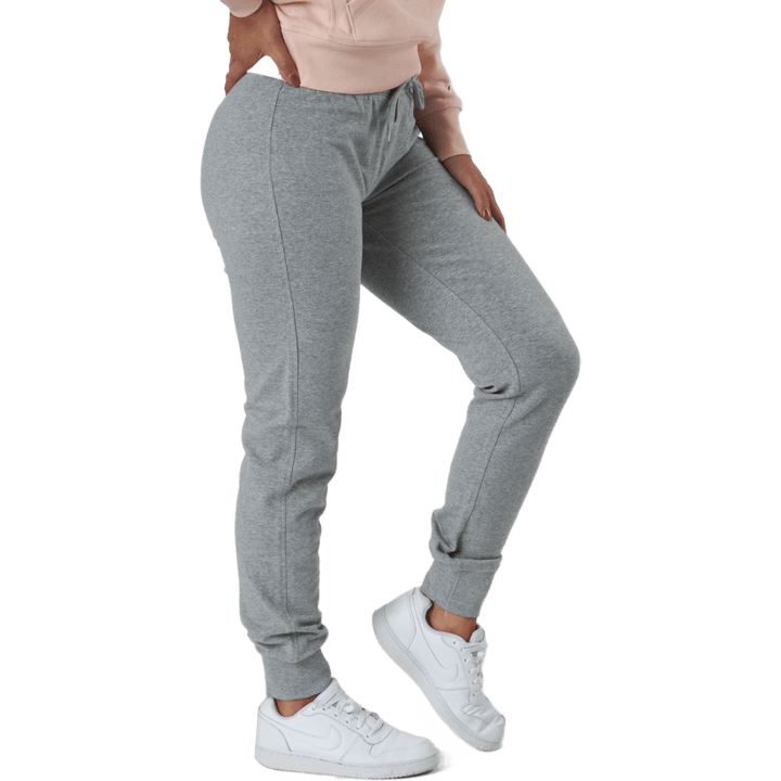 Rib Cuff Pants Gray Melange Light