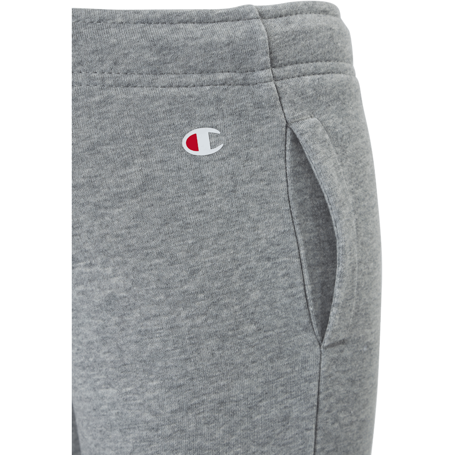 Rib Cuff Pants Gray Melange Light