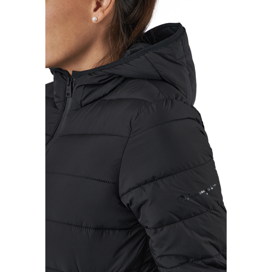 Veste à capuche en polyfill Black Beauty