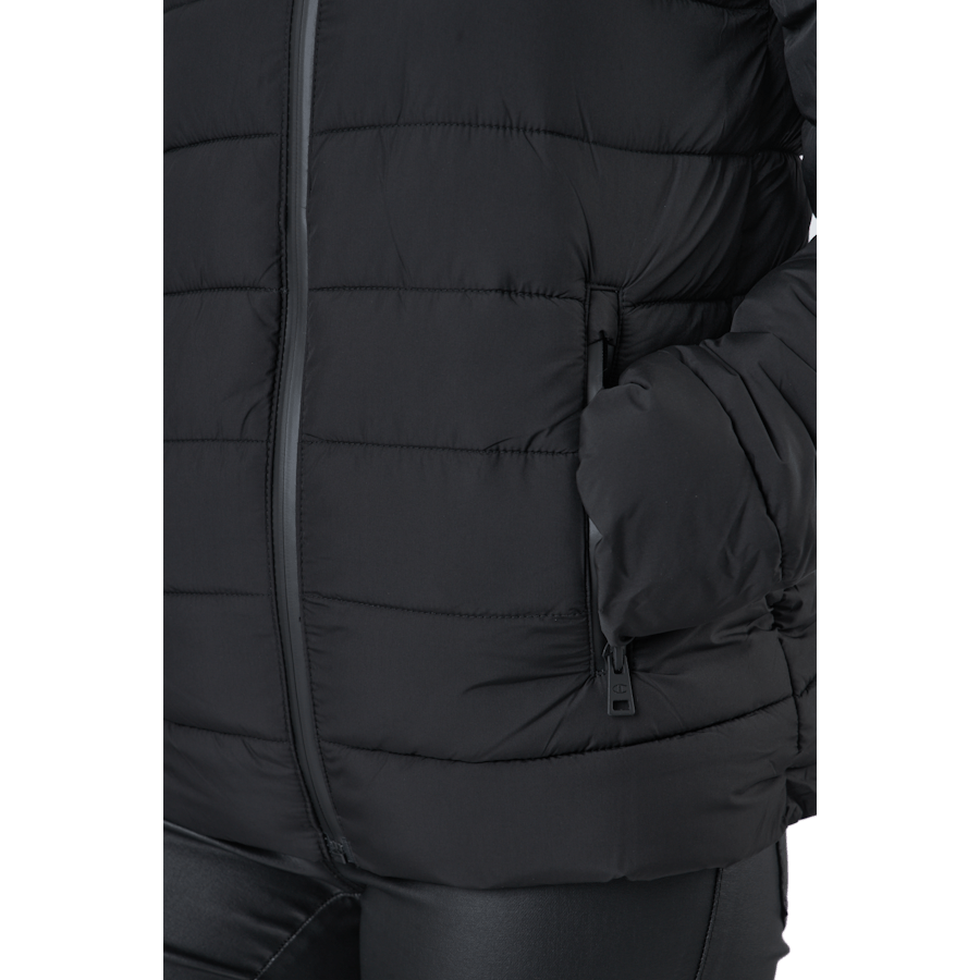 Veste à capuche en polyfill Black Beauty