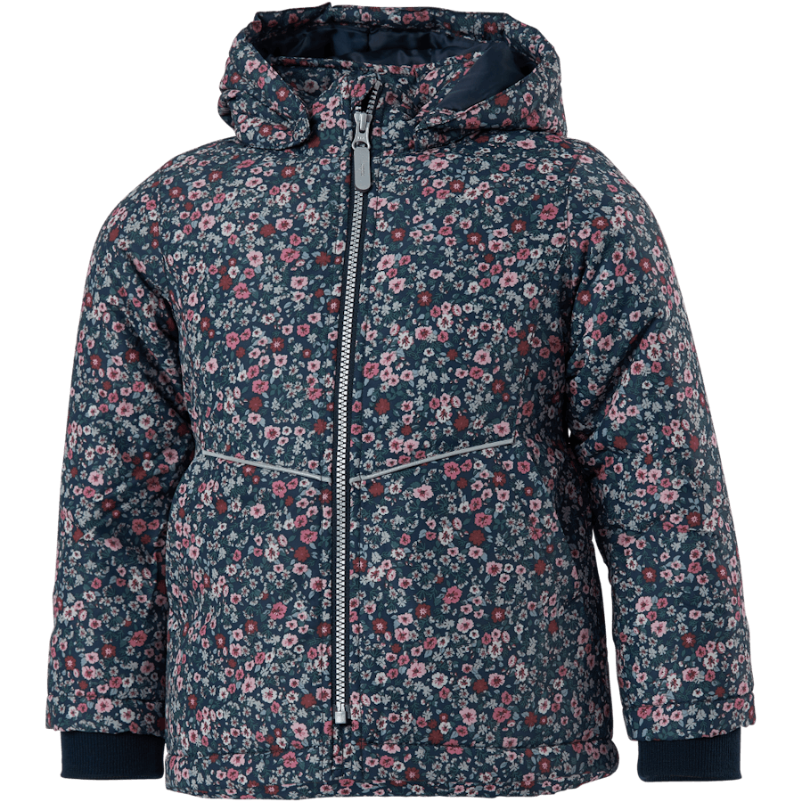 Nmfmaxi Jacket Petit Flower Dark Sapphire
