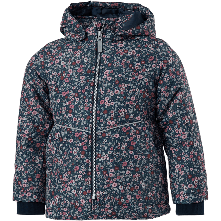 Nmfmaxi Jacket Petit Flower Dark Sapphire