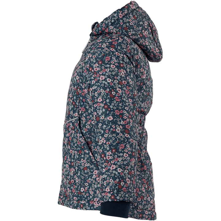 Nmfmaxi Jacket Petit Flower Dark Sapphire