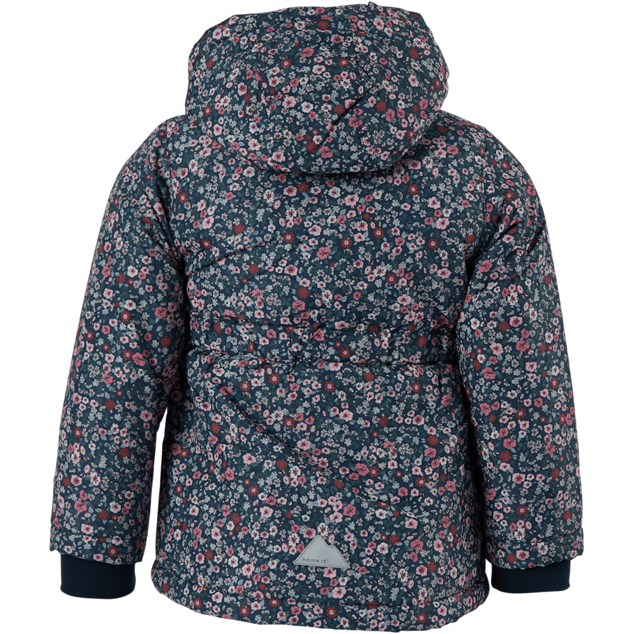 Nmfmaxi Jacket Petit Flower Dark Sapphire