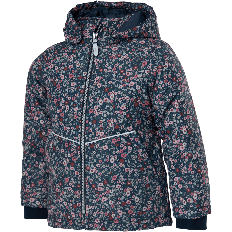 Nmfmaxi Jacket Petit Flower Dark Sapphire
