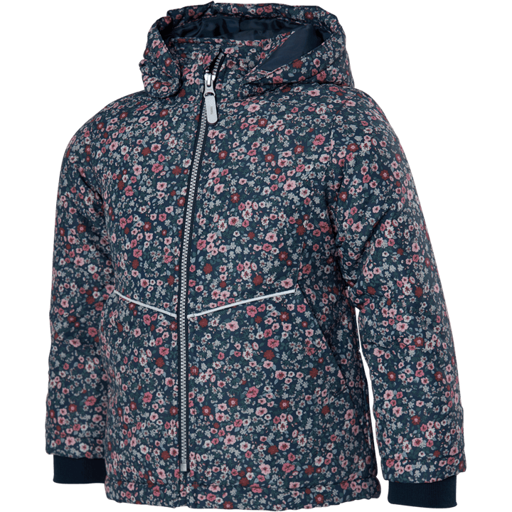 Nmfmaxi Jacket Petit Flower Dark Sapphire