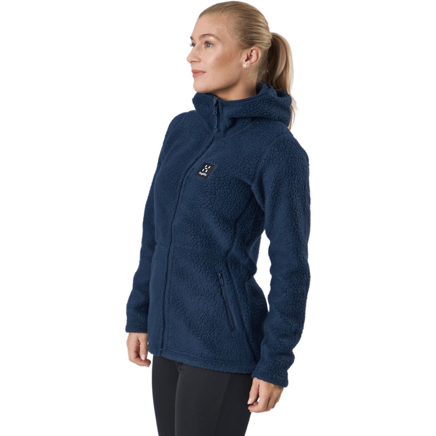 Pile Hood Blue