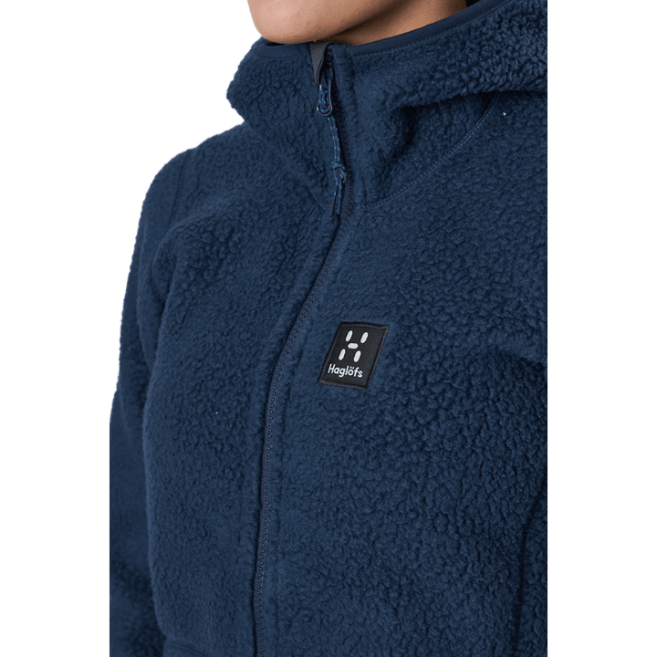 Pile Hood Blue