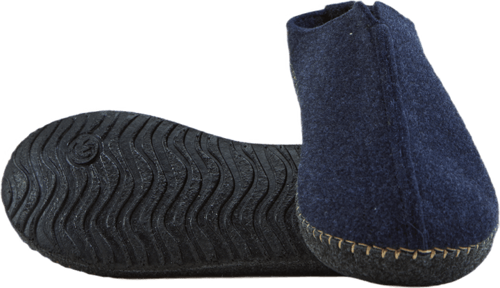 Seleigh Unisex Felt Slipper Navy Blazer