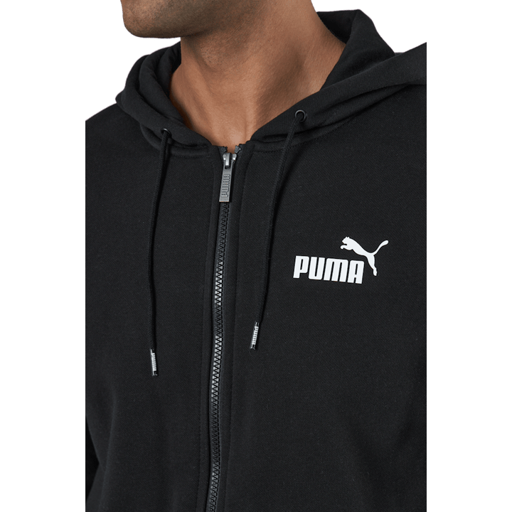 Sweat à capuche Ess Small Logo Fz Fl Puma Noir
