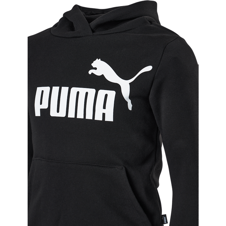Ess Logo Hoodie Fl G Puma Black