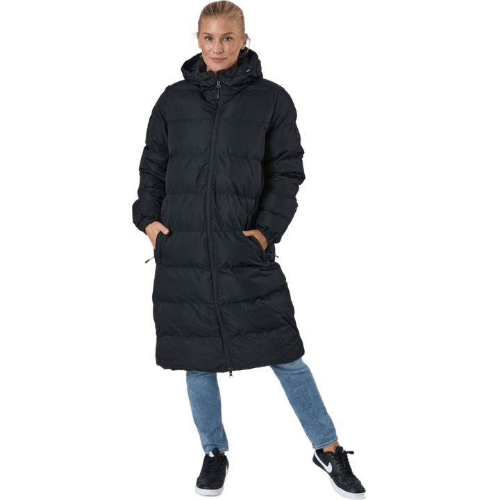 Casaco comprido acolchoado Abella W Preto
