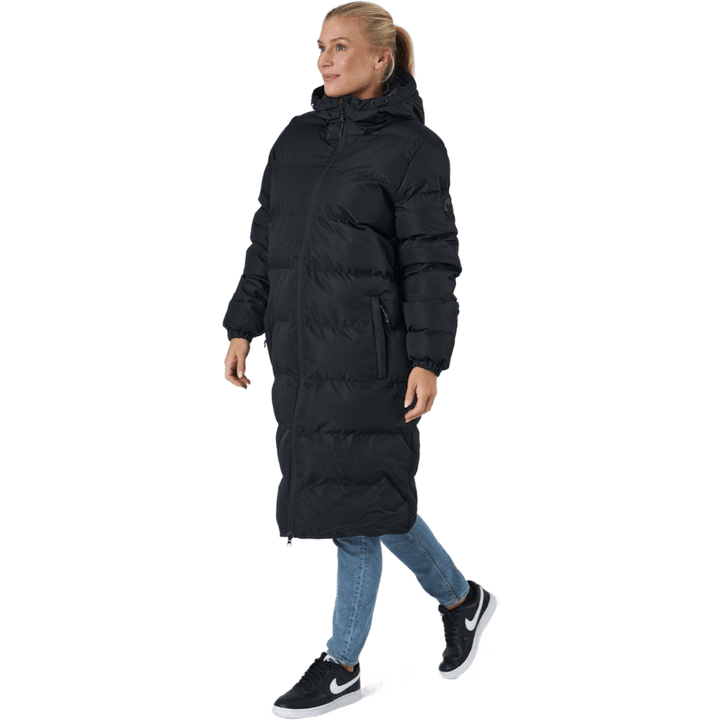 Casaco comprido acolchoado Abella W Preto