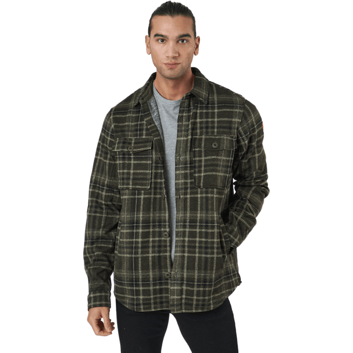 Dewey M Camicia in pile a quadri Forest Night