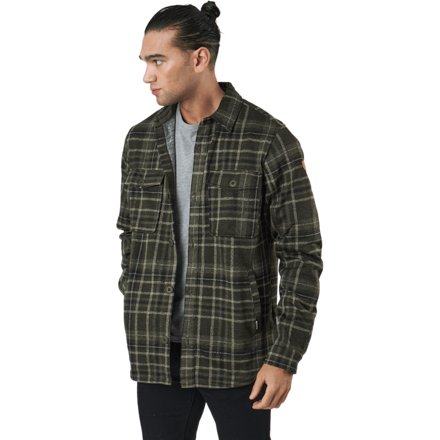 Dewey M Camicia in pile a quadri Forest Night