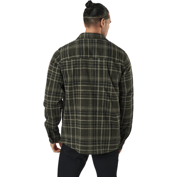 Dewey M Camicia in pile a quadri Forest Night