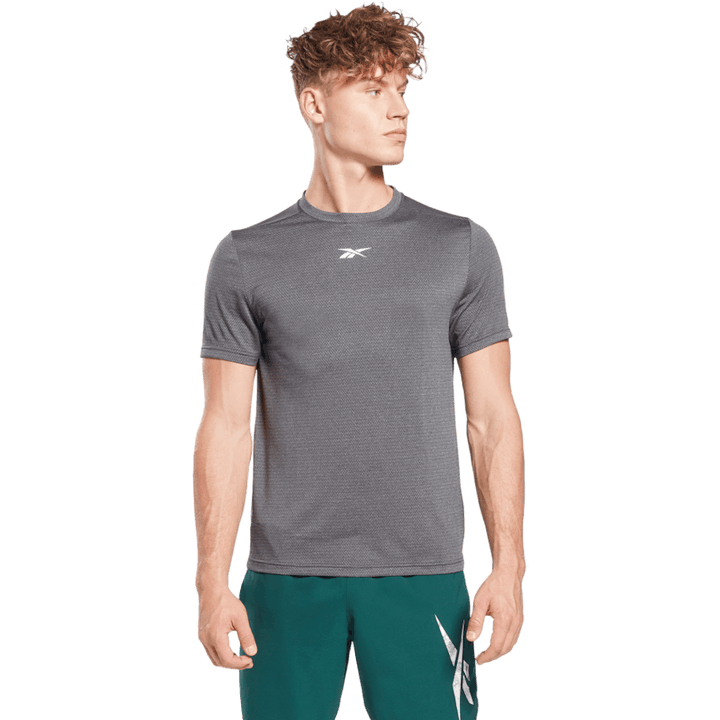 Wor Melange Ss Tee Black