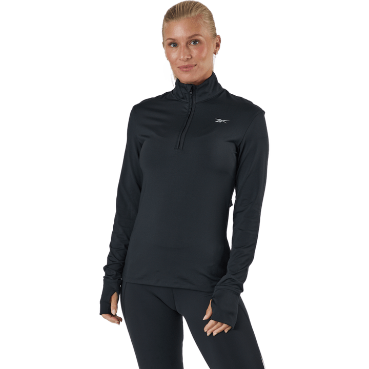 Wor Run 1/4 Zip Schwarz