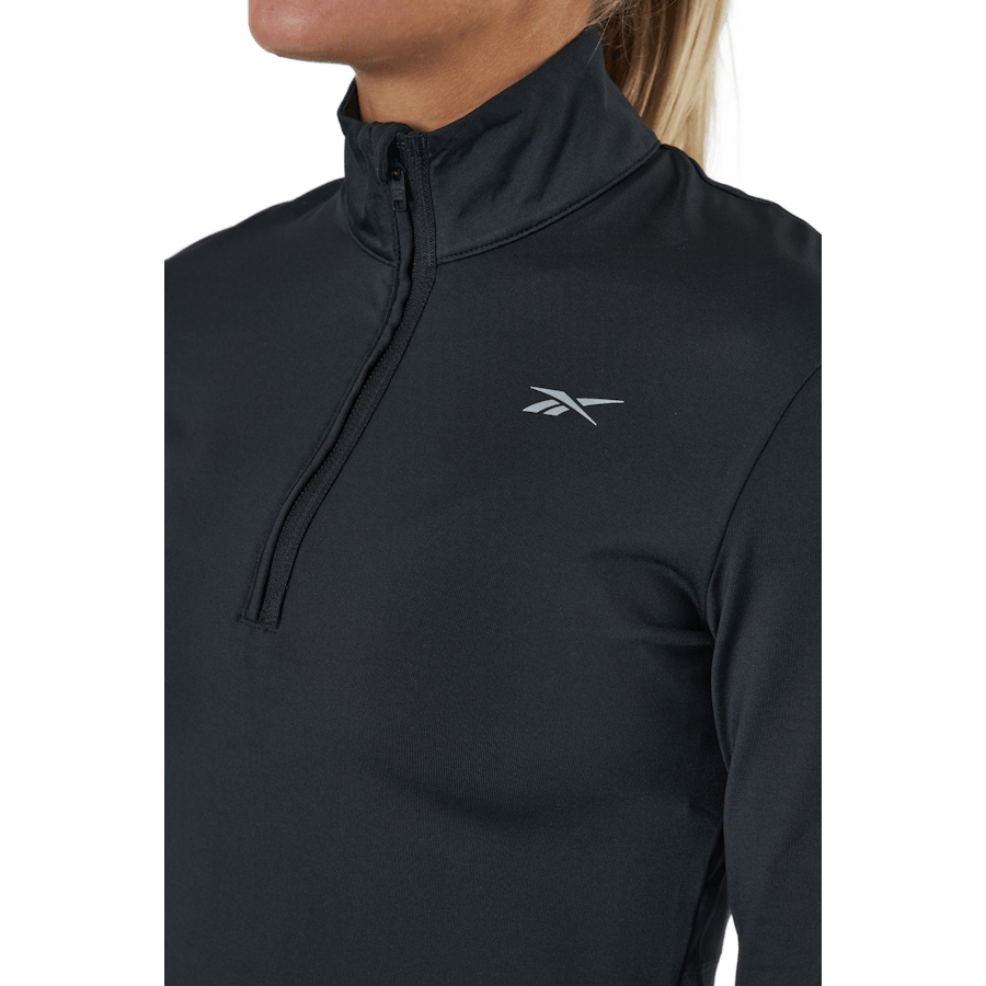 Wor Run 1/4 Zip Schwarz