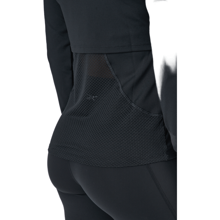 Wor Run 1/4 Zip Schwarz