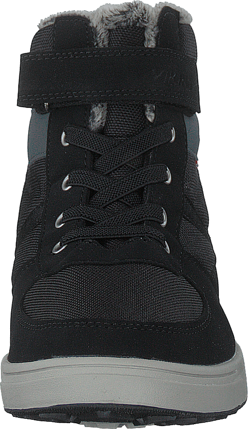 Lucas Mid WP Warm Jr Black/Grey