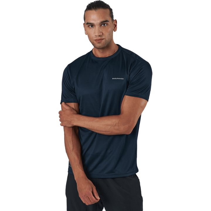 Vernon M Performance S/S Tee Dark Sapphire
